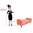Ver imagem 5 de Recamier Baú Félix Casal 1,40M Suede Marrom - ADJ Decor