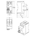 Ver imagem 2 de Disjuntor Interruptor Residual Dr Weg Rdws Tipo Ac 30ma 60a 2 Polos Rdws-ac-30-40-2-d62