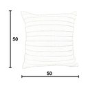 Ver imagem 4 de Kit 2 Capas para Almofada Drapeada Line em Veludo Quadrada 50x50 Cor:rosa Coral