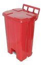 Ver imagem 3 de Cesto Lixeira Com Rodas E Pedal 100l Marca Jsn:Azul