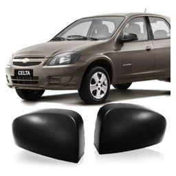 Capa Retrovisor Celta Prisma Meriva 2007 A 2012 Black Piano Lado Esquerdo Blawer - 1