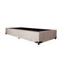 Ver imagem 4 de Cama Base Box Solteiro Super Confort Suede Bege + Colchão Solteiro Super Confort D33 24x88x188