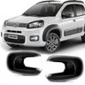 Capa Retrovisor Uno Vivace Way 2010 11 12 13 14 Black Piano Lado Esquerdo Blawer - 1