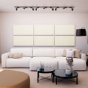 Ver imagem 1 de Painel Acústico Absorvedor Decorativo 120x60 Soft Linho Maestra Acústica:creme