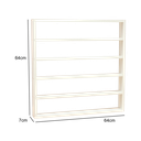 Ver imagem 7 de Nicho Multiuso Organizador Expositor de Coleções, Esmaltes - Branco - Cód.1203