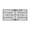 Mesa Dobrável Tipo Maleta Prática e Durável 152x60cm Branca - WAW Design - 5