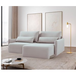 Sofá Retrátil e Reclinável Pequim Caixa Zero 2,60m - Movenzo Estofados