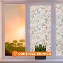 Ver imagem 7 de Pelicula Adesivo Eletrostatica 3d Vidro Bambu com Folhas