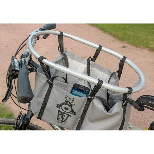 Cesta Cadeirinha Cachorro Bike Pet Basket - Dourado - 4