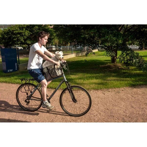 Cesta Cadeirinha Cachorro Bike Pet Basket - Dourado - 6