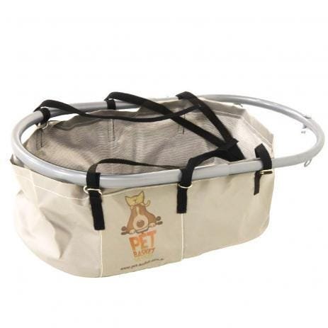 Cesta Cadeirinha Cachorro Bike Pet Basket - Dourado - 2