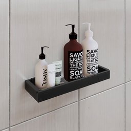 Kit Acessórios Banheiro Completo 6 Peças Inox Lavabo Premium - Preto - Lojas RPM - 2