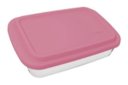 Ver imagem 2 de Conjunto Assadeiras de Vidro Marinex com Tampa Rosa 02 Peças