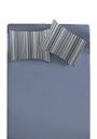 Ver imagem 2 de Jogo de Lençol King Doce Vida com 3 Peças - Sidney Black/Azul Jeans