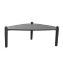 Ver imagem 3 de Mesa de Centro Orgânica P/ Sala 84,4cm Pés em Madeira Maciça Cor:nero