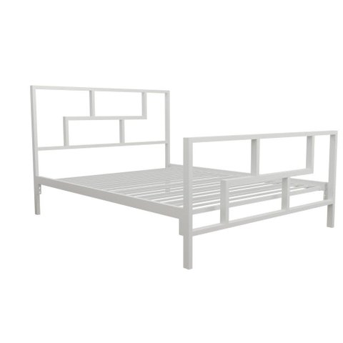 Cama de Ferro Metalon Queen Size Icamas Branco