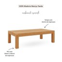 Ver imagem 4 de Mesa de Centro Madeira Maciça Nature