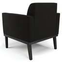 Ver imagem 7 de Poltrona Base Madeira Preto Kit 2 Maressa Suede Preto - Ibiza