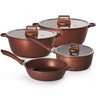Jogo de Panelas Antiaderente Indução 4 Peças Cobre Graniflon Moda do Chef - 1