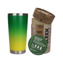 Ver imagem 2 de Copo Térmico Gluck Sleek Future Brasil Deg 473ml Inox 4h Gel