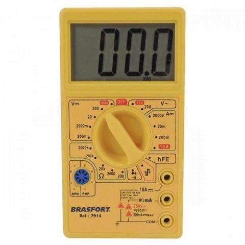 Multimetro Digital com Display de 2.5 Brasfort