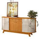 Ver imagem 1 de Buffet com 4 Portas e 2 Gavetas Pescara Cinamomo Off White