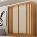 Ver imagem 1 de Guarda Roupa Milano 100%mdf 2 Pts Cinamomo/off - Leifer