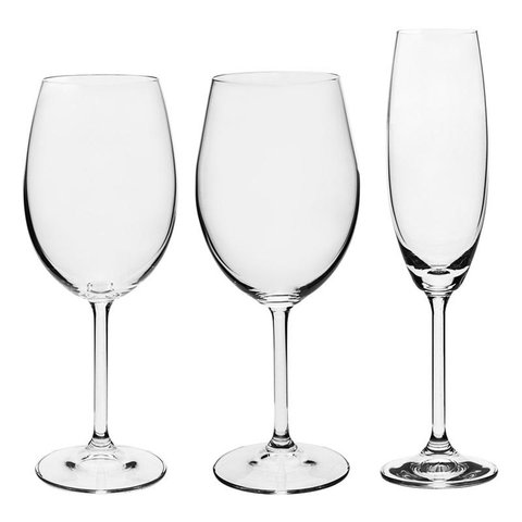 Jogo de 18 Taças Bohemia Gastro Cristal Ecológico 57673