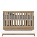Ver imagem 1 de Berço Mini-cama 2 em 1 - Aconchego - Branco / Jequitibá Hp
