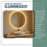 Espelho Redondo 50cm Touch Led 3000k Iluminação Indireta Reduna - 7