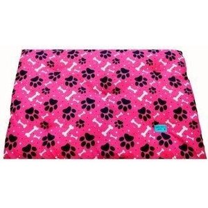 Colchonete Retangular Cachorro 0,65x0,45 Tamanho P Rosa