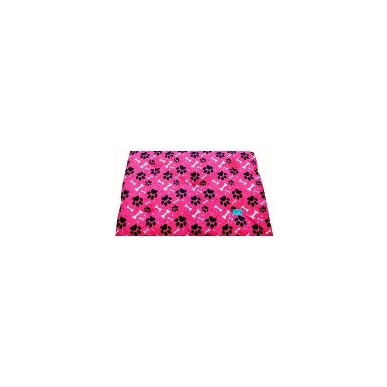 Colchonete Retangular Cachorro 0,65x0,45 Tamanho P Rosa