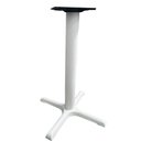 Ver imagem 7 de Mesa Ômega Ferro Branco 74 Cm (alt) Base X Tampo Mdp Quadrado Castanheira 80cm (larg) X 2,50cm (alt
