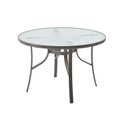 Ver imagem 3 de Mesa Redonda Vidro Piscina 107cm Litorânea Macaé Rivatti
