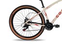 Ver imagem 3 de Bicicleta Aro 29 Colli Vancouver Confort 21 Marchas Freio a Disco Bege Retrô