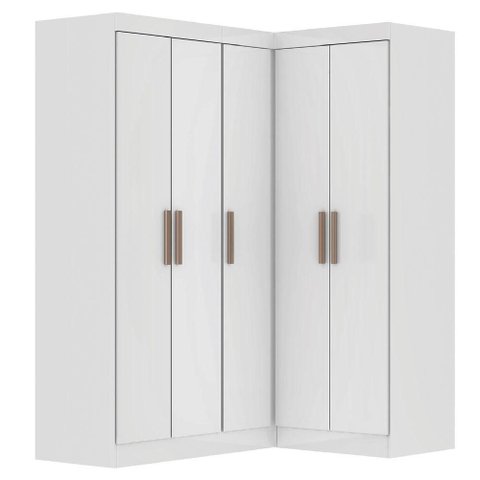 Quarto Modulado de Canto Madrid com 5 Portas Maxel
