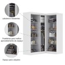 Ver imagem 4 de Quarto Modulado de Canto Madrid com 5 Portas Maxel