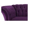Kit 2 Poltronas Decorativas Chesterfield Sofia Suede Roxo - Adj Decor - 5