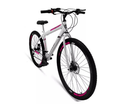 Ver imagem 2 de Bicicleta Mountain Bike Velox Aro 29 Freio Disco 21v Ello Cor:branco/rosa