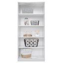 Ver imagem 2 de Armário Multiuso Grande 1,82m com 2 Portas e 5 Prateleiras Rimo - Branco