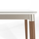 Ver imagem 3 de Mesa de Jantar Retangular com Tampo de Vidro Abbey Off White 180cm