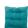 Kit Almofadas para Poltrona e Puff Costela Suede Azul Turquesa - ADJ Decor - 4