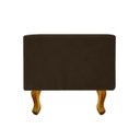 Ver imagem 6 de Recamier Félix Solteiro 0,90M Suede Marrom - ADJ Decor