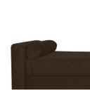 Ver mais imagens de Recamier Félix Solteiro 0,90M Suede Marrom - ADJ Decor
