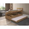 Cama Bau Solteiro Larissa Naturalle Off/whit C/cama Auxiliar - 3