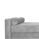 Ver mais imagens de Recamier Félix Solteiro 0,90M Suede Cinza - Adj Decor