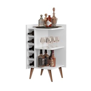 Adega De Canto Malbec cor Branco - Comprar Moveis em Casa