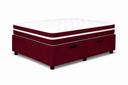 Ver imagem 2 de Kit Cama Box Baú Solteiro 88x188 cm + Colchão Molas Bonnel Solteiro 20 cm Vinho Suede