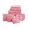 Kit Organizador de Mala 6 peças - Rosa - 1