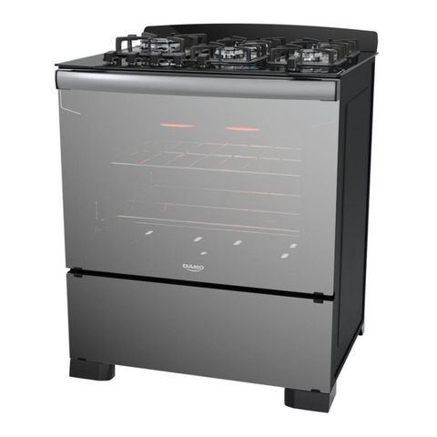 Fogão 5 Bocas Dako Diplomata Glass Grill Style Timer Bivolt